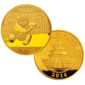 2014版熊猫1公斤圆形精制金币
