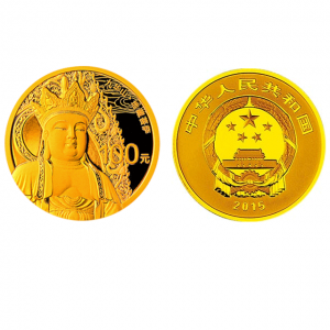 中国佛教圣地九华山金银套币