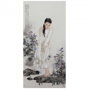 赵永夫《晨露》68x136cm