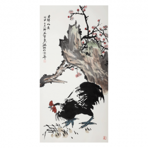 潘锡林《吉祥如意》68×137cm