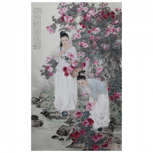赵永夫《花醉似锦瑜》114x183cm