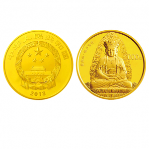 中国佛教圣地普陀山金币