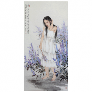 赵永夫《花海幽香》68x136cm