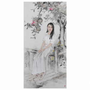 赵永夫《秋实》136x68cm